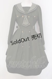 Amavel / Theatreland Guardian セーラーミリタリーワンピース  グリーン O-25-03-26-009-CA-OP-IG-OS