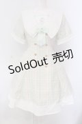 Amavel / Juicy Checkワンピース  ミント O-25-03-26-011-CA-OP-IG-OS