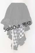 Qutie Frash / 後ろロングスカート  ダイヤ柄 O-25-03-26-017-QU-SK-IG-OS