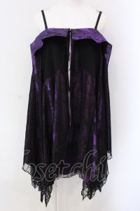 Qutie Frash / オフショル蝙蝠カーディガン  パープル O-25-03-26-019-QU-TO-IG-OS