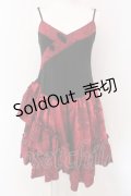 Qutie Frash / チャイナキャミワンピ  レッド O-25-03-26-020-QU-OP-IG-OS