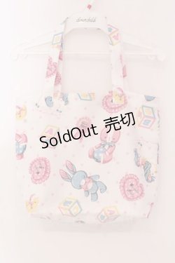 画像1: 【SALE】Angelic Pretty / TOY DREAM トートバッグ  シロ O-25-03-27-001-AP-BG-IG-ZTK013