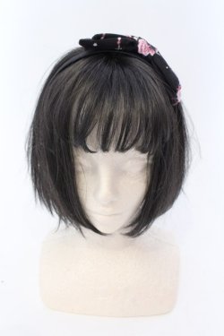 画像2: axes femme POETIQUE / スウィートリボンカチューシャ  クロ×ピンク O-25-03-27-037-AX-AC-IG-ZT-K016