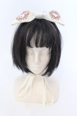 Enchantlic Enchantilly / Queen Cat リボンヘッドドレス  キナリ O-25-03-27-039-LO-AC-OW-ZT-K016