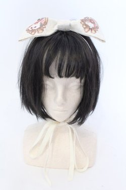画像1: Enchantlic Enchantilly / Queen Cat リボンヘッドドレス  キナリ O-25-03-27-039-LO-AC-OW-ZT-K016