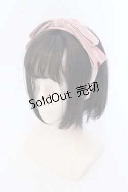 画像1: PINK HOUSE / little sunny bite×PINK HOUSE big ribbon  ピンク O-25-03-27-040-LO-AC-IG-OS