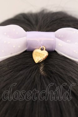 画像2: Angelic Pretty / SheerドットMichelleカチューシャ  ラベンダー O-25-03-27-045-AP-AC-OW-ZT-K016