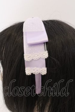 画像3: Angelic Pretty / SheerドットMichelleカチューシャ  ラベンダー O-25-03-27-045-AP-AC-OW-ZT-K016