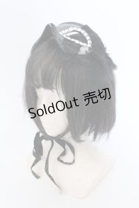 ATELIER　Ruby / フェイクレザーマスケラヘッドドレス  ブラック O-25-03-27-049-EL-AC-OW-ZT-K016