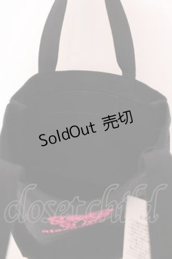 画像3: ALGONQUINS / ミニトートバック  ブラック O-25-03-27-005-AL-ZA-OW-ZT-K013