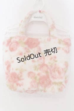 画像1: LIZ LISA / ローズボアトートバッグ  オフシロ×ピンク O-25-03-27-006-LO-BG-IG-ZT-K013