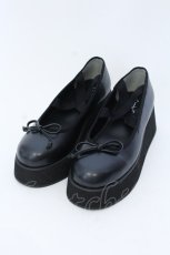 画像1: 【SALE】Candy Stripper / ENDEARING BALLET SHOES S（約23ｃｍ） ブラック O-25-03-27-054-PU-SH-OW-ZTK017 (1)