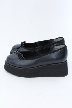 画像3: Candy Stripper / ENDEARING BALLET SHOES S(約23cm) ブラック O-25-03-27-054-PU-SH-OW-ZT-K017