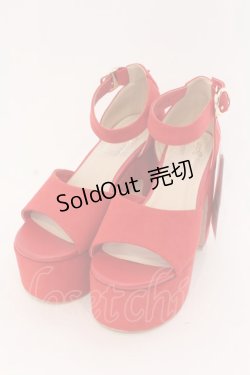 画像1: LEBECCA boutique / × Honey Salon 連れて行ってくれるスウェードサンダル M アカ O-25-03-27-055-EL-SH-IG-ZT-K017