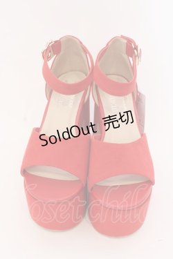 画像2: LEBECCA boutique / × Honey Salon 連れて行ってくれるスウェードサンダル M アカ O-25-03-27-055-EL-SH-IG-ZT-K017