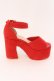 画像5: LEBECCA boutique / × Honey Salon 連れて行ってくれるスウェードサンダル M アカ O-25-03-27-055-EL-SH-IG-ZT-K017