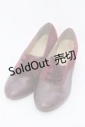 an another angelus / オックスフォードパンプス M ワイン O-25-03-27-056-CA-SH-IG-ZT-K017