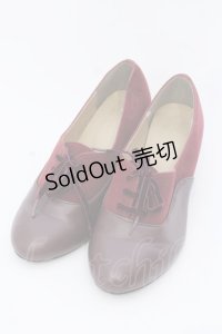 an another angelus / オックスフォードパンプス M ワイン O-25-03-27-056-CA-SH-IG-ZT-K017
