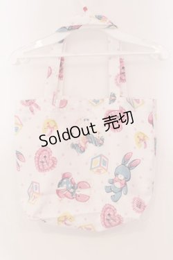 画像2: 【SALE】Angelic Pretty / TOY DREAM トートバッグ  シロ O-25-03-27-001-AP-BG-IG-ZTK013