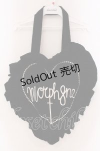 morph8ne / ベロアトートバッグ  ブラック O-25-03-27-007-PU-BG-IG-ZT-K013