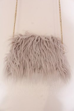 画像3: Maison de FLEUR / ファーポシェット  グレー O-25-03-27-010-LO-BG-IG-ZT-K013