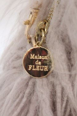 画像5: Maison de FLEUR / ファーポシェット  グレー O-25-03-27-010-LO-BG-IG-ZT-K013