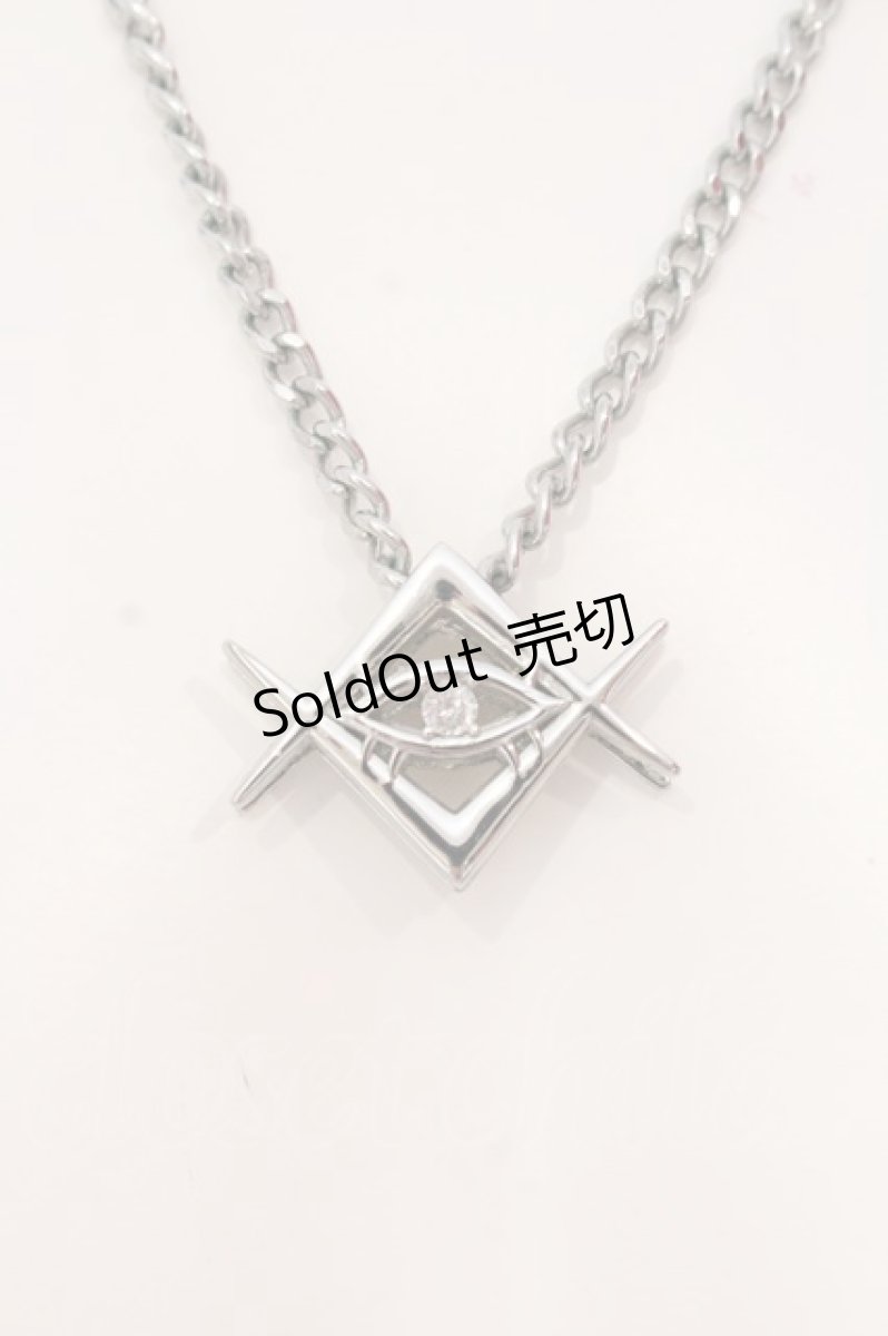 画像1: 【SALE】REFLEM / ロゴネックレス  シルバー O-25-03-27-011-PU-AC-OW-ZTK016 (1)