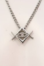 画像1: 【SALE】REFLEM / ロゴネックレス  シルバー O-25-03-27-011-PU-AC-OW-ZTK016 (1)
