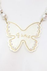 画像2: 【SALE】Fi.n.t / バタフライパールネックレス  アイボリー O-25-03-27-013-CA-CO-IG-ZTK016 (2)