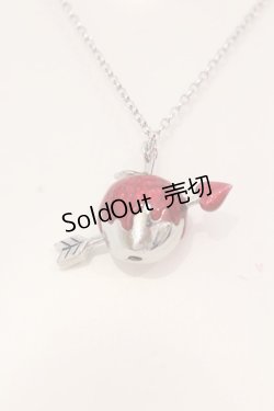 画像2: MILK / アップルキューピッドネックレス  シルバー×アカ O-25-03-27-014-ML-AC-OW-OS