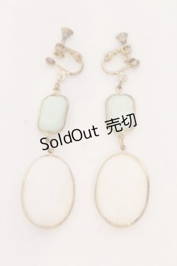 画像2: LOLITA他 / ストーンイヤリング  シロ×ミント O-25-03-27-018-LO-AC-IG-ZT-K016