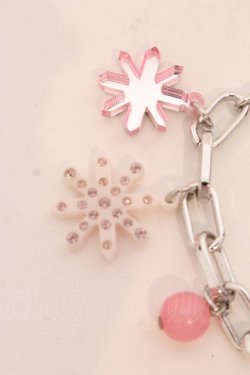 画像3: MILK / 雪の結晶ブレスレット  シルバー×ピンク系 O-25-03-27-020-ML-AC-IG-ZT-K016