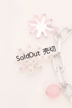 画像3: MILK / 雪の結晶ブレスレット  シルバー×ピンク系 O-25-03-27-020-ML-AC-IG-ZT-K016