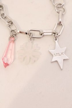 画像4: MILK / 雪の結晶ブレスレット  シルバー×ピンク系 O-25-03-27-020-ML-AC-IG-ZT-K016