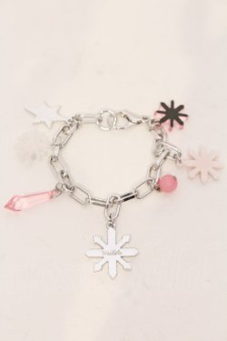 画像5: MILK / 雪の結晶ブレスレット  シルバー×ピンク系 O-25-03-27-020-ML-AC-IG-ZT-K016
