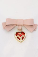 Rose Marie seoir / コズミックハートコンパクトバレッタ  ピンク×レッドコンパクト O-25-03-27-021-EL-AC-IG-ZT-K016