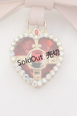画像2: 【SALE】Rose Marie seoir / コズミックハートコンパクトバレッタ  ピンク×レッドコンパクト O-25-03-27-021-EL-AC-IG-ZT434-F005