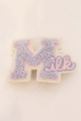MILK / Mバレッタ  ラベンダー×アイボリー O-25-03-27-024-ML-AC-IG-ZT-K016