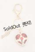 Rose Marie seoir / コズミックハートコンパクトキーチェーン  レッドコンパクト O-25-03-27-027-EL-ZA-IG-ZT-K016