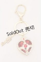 Rose Marie seoir / コズミックハートコンパクトキーチェーン  レッドコンパクト O-25-03-27-027-EL-ZA-IG-ZT-K016