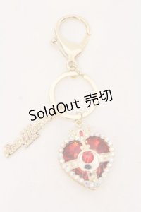 Rose Marie seoir / コズミックハートコンパクトキーチェーン  レッドコンパクト O-25-03-27-027-EL-ZA-IG-ZT-K016