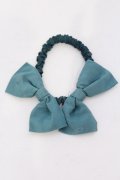 Jane Marple / Double Ribbons hair tie  グリーン O-25-03-27-031-JM-AC-OW-ZT-K016