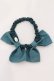 画像2: Jane Marple / Double Ribbons hair tie  グリーン O-25-03-27-031-JM-AC-OW-ZT-K016 (2)