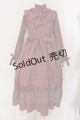Physical Drop / クリーミーロマンチカスタンドカラードレス  アカ O-25-03-29-003-LO-OP-OW-OS