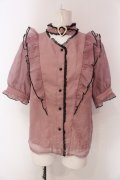 Rojita / ハートバックルシアーブラウス  ピンク O-25-03-29-027-LO-BL-IG-OS