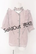 Rojita / ハートバックルシアーブラウス  ピンク O-25-03-29-027-LO-BL-IG-OS