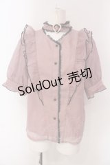 Rojita / ハートバックルシアーブラウス  ピンク O-25-03-29-027-LO-BL-IG-OS