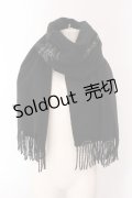 MIHO MATSUDA / ウイングptマフラー  ブラック O-25-03-29-030-GO-ZA-OW-OS
