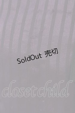 画像3: Sheglit / シャドーストライプサテンブラウス M パープル O-25-03-29-031-EL-BL-OW-OS