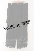 axes femme / ポケットデザインカーゴパンツ 3L クロ O-25-03-29-040-AX-PA-OW-OS
